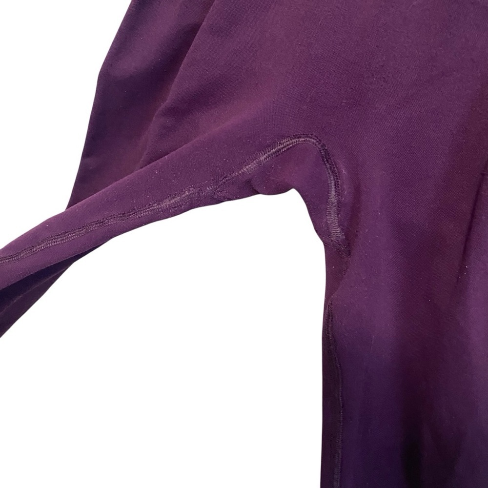 Bo+Tee Bundle of Two Pair Black Purple Sculpting Workout Leggings Size S/M - Picture 9 of 11